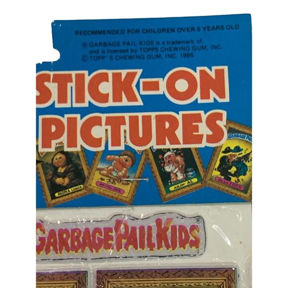 1986 Garbage Pail Kids Stick-On Pictures 6 Stickers Topps Item 7286 - Picture 2 of 7